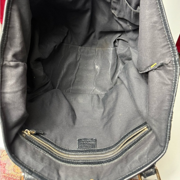 Gucci Black GG Canvas Tote Shoulder Bag - Picture 6 of 8